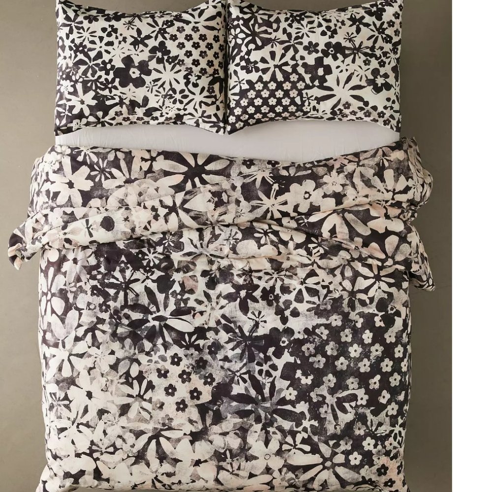 Olive duvet cover and sham set urban outfitters